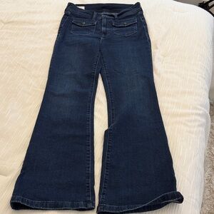 GAP Dark Blue Wide Leg Jeans